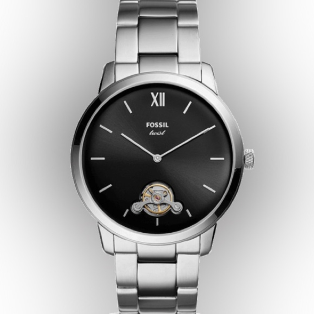 Fossil Neutra Twist Black Dial Watch